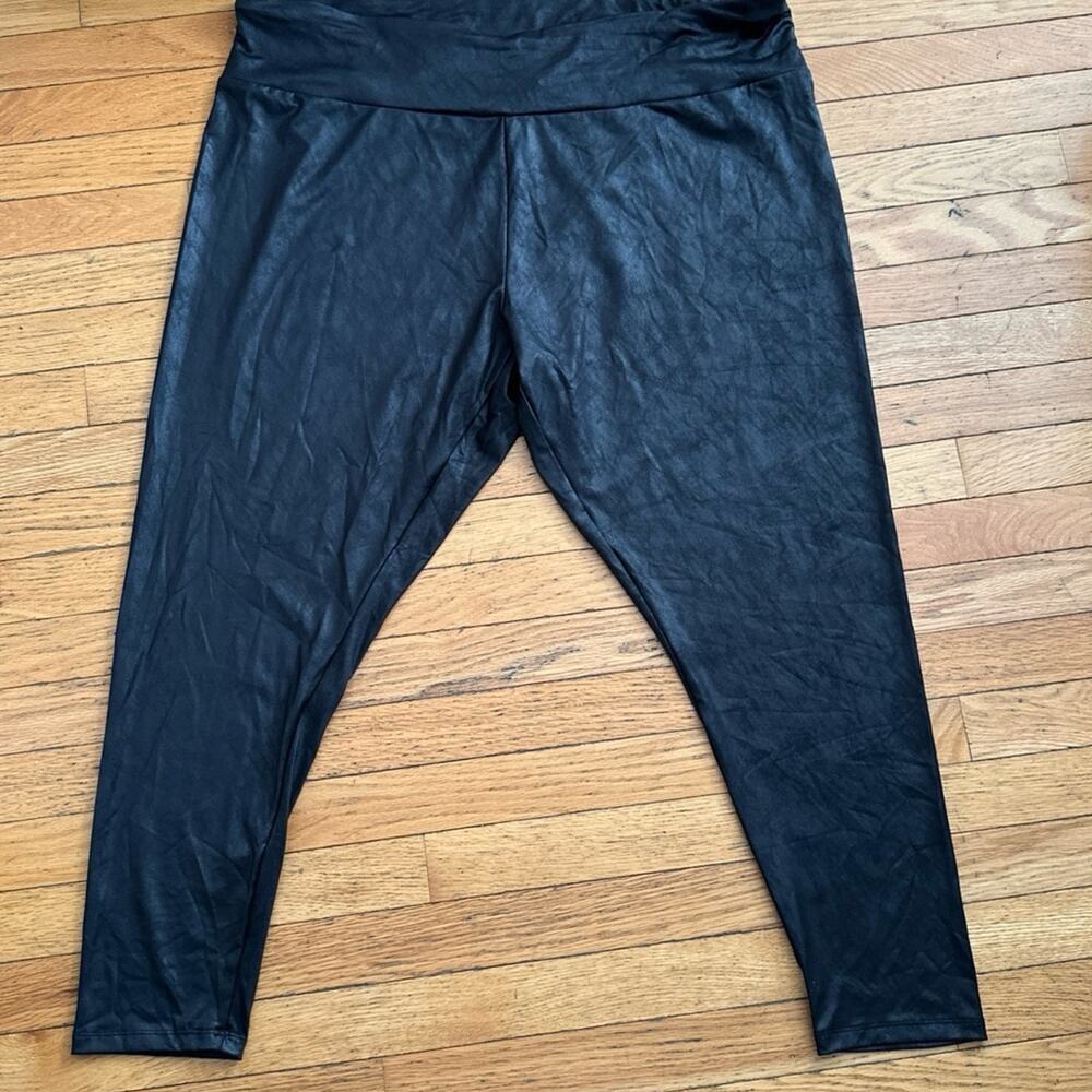 Womens Size 3x Ava & Viv Black Leggings